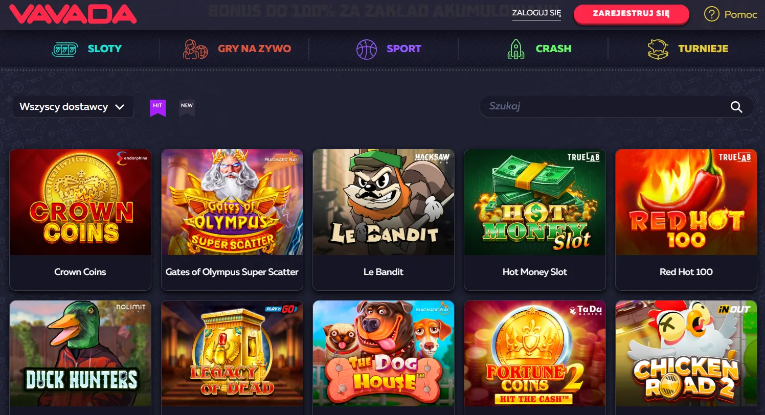 Vavada kod promocyjny: Odbierz bonus i darmowe spiny